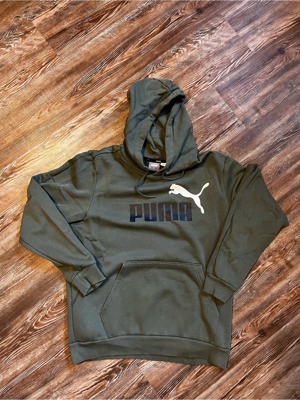 Puma Olive Green Hoodie